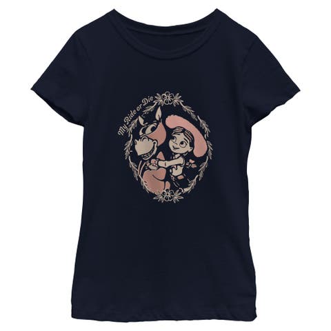 Girl's Toy Story 5 Jessie And Horse My Ride  Graphic T-Shirt