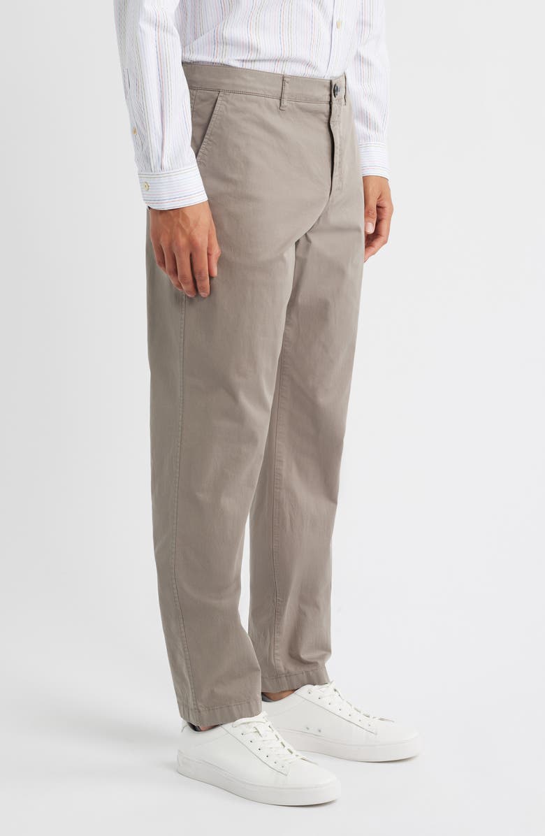 PS Paul Smith Tapered Stretch Organic Cotton Chinos, Alternate, color, Taupe