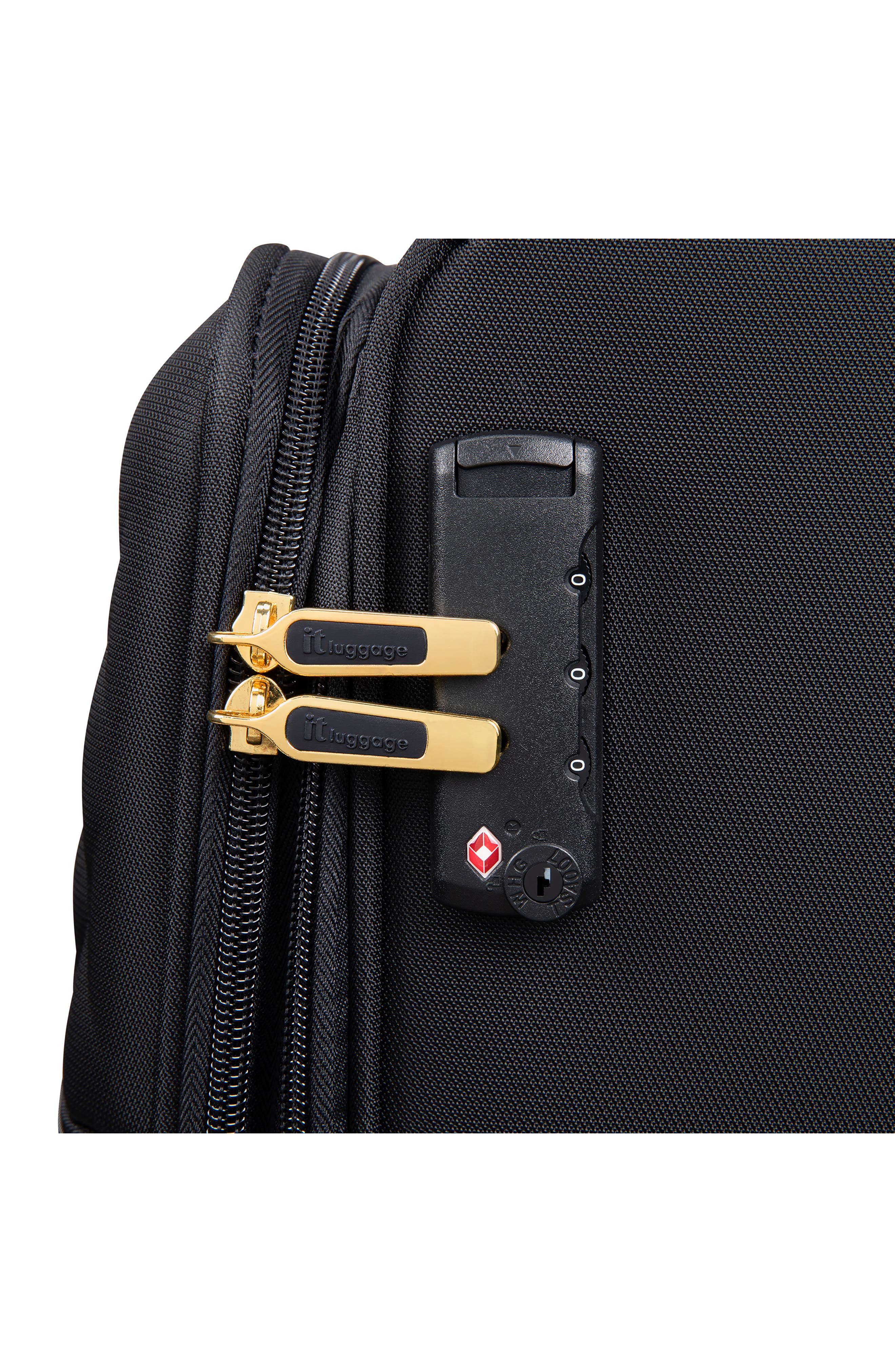 IT LUGGAGE Glimmering 21-Inch Carry-On Luggage, Alternate, color, Black