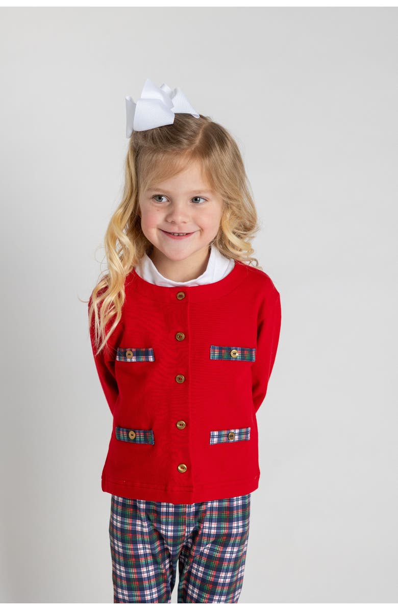 Florence Eiseman Red French Terry Jacket, Alternate, color, Red