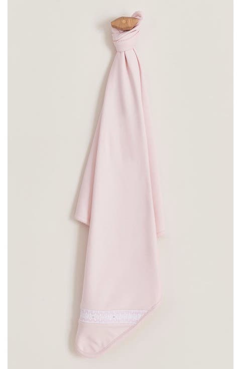 Premium Peruvian Pima Cotton Smock Receiving Blanket for Infant