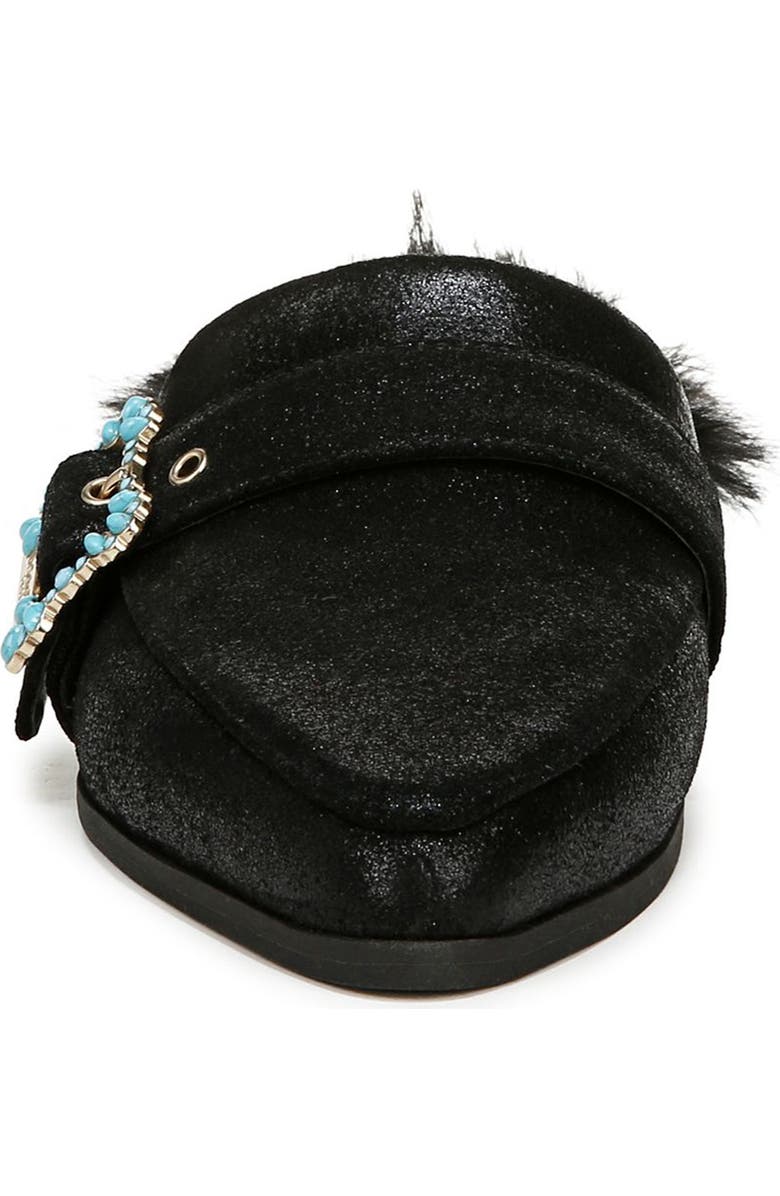 Dr. Scholl's x Iris Apfel Mr. Carl Faux Fur Mule, Alternate, color,
