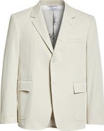 Thom Browne Unconstructed Straight Fit Sport Coat