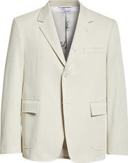 Thom Browne Unconstructed Straight Fit Sport Coat