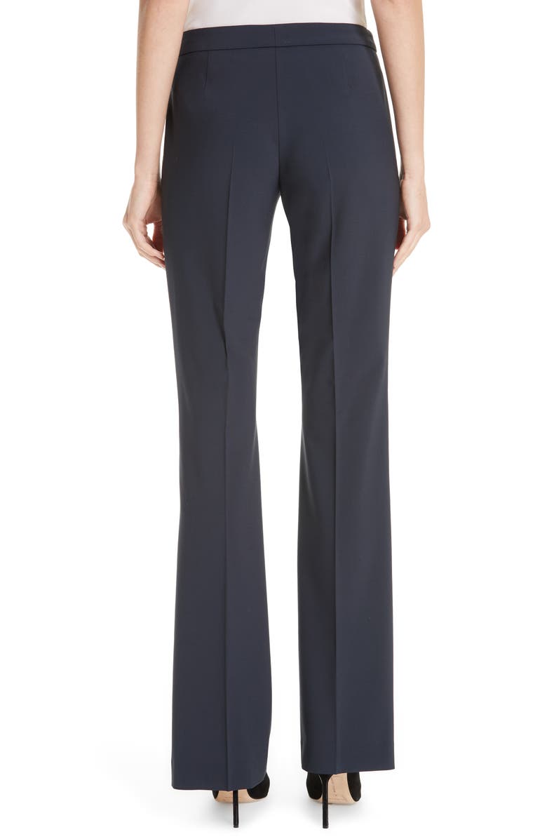 BOSS Tulea Side Zip Tropical Stretch Wool Trousers, Alternate, color, 