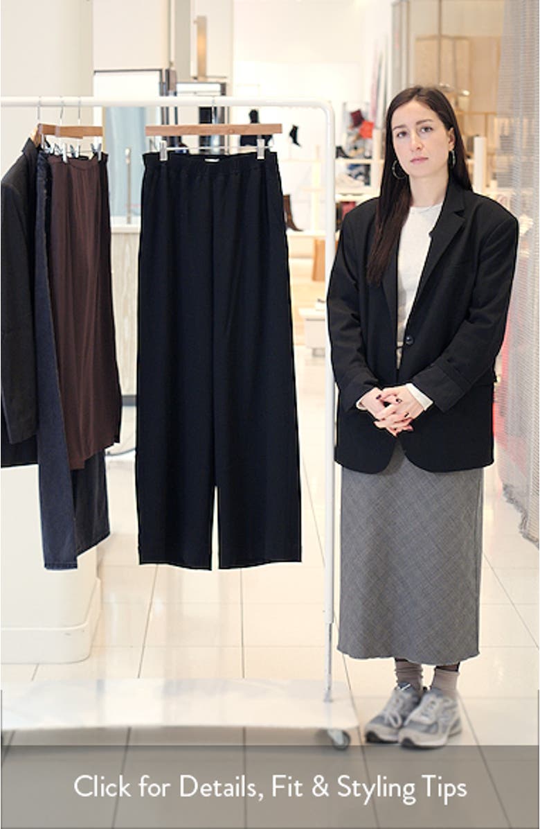 Pull-On Wide Leg Pants, sales video thumbnail