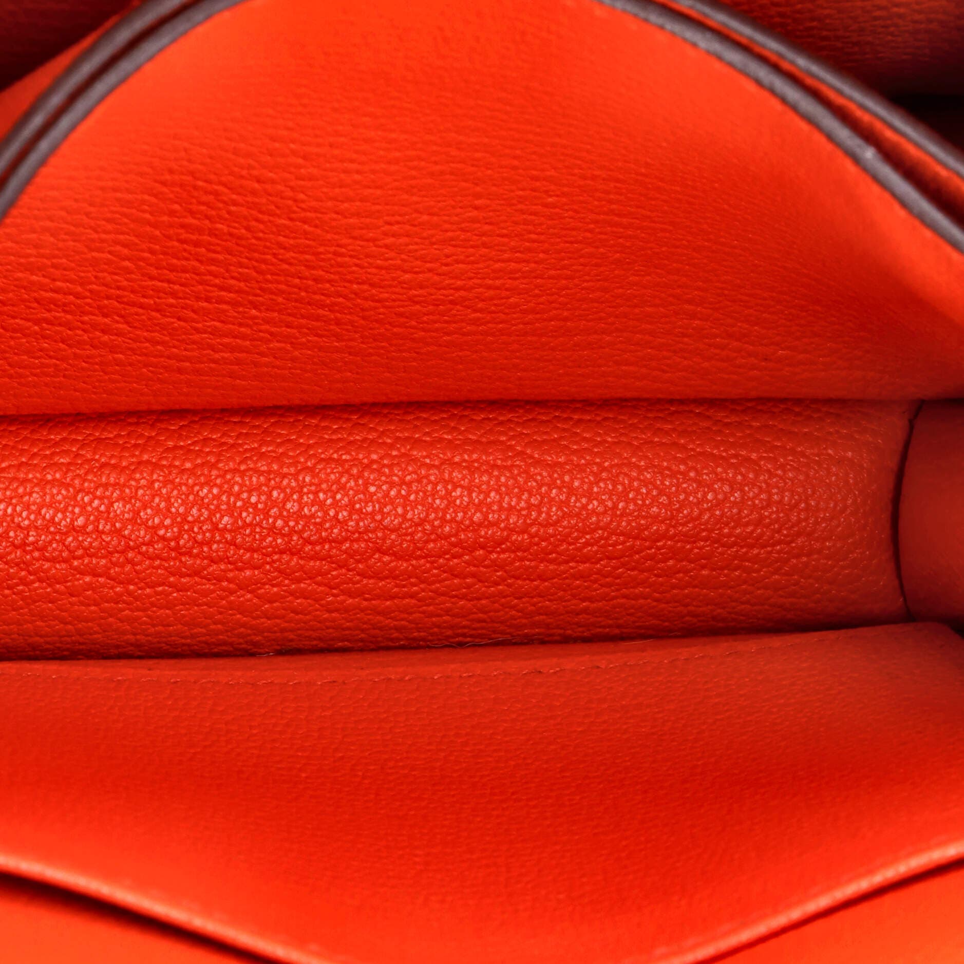 Pre-Owned Hermes Roulis Bag Evercolor 18, Alternate, color, Orange Poppy
