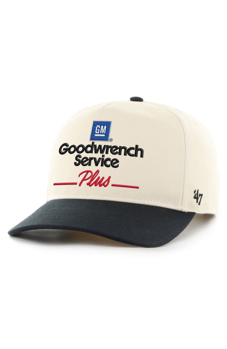 '47 Men's '47 Natural/Black Richard Childress Racing Goodwrench Service Plus Hitch Adjustable Hat, Alternate, color, Natural