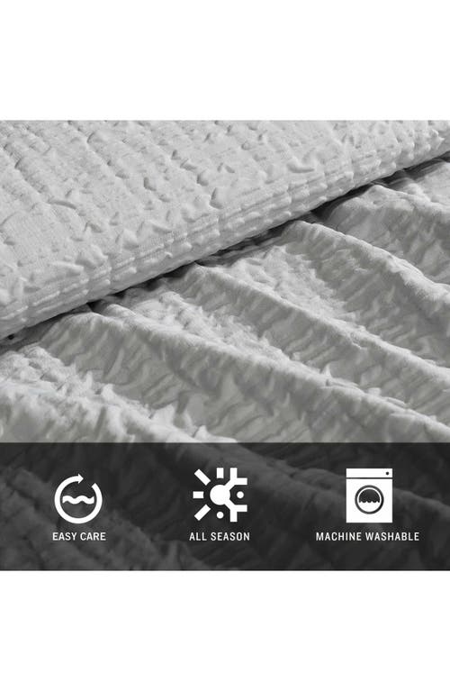 Kenneth Cole New York Serenity Waves Duvet Cover & Sham Set In Grey