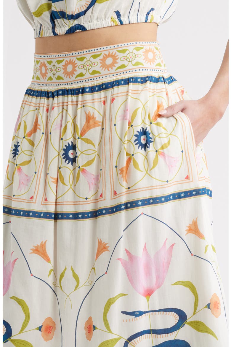 Elliott Print Midi Skirt, Alternate, color, MONTECITO PRINT