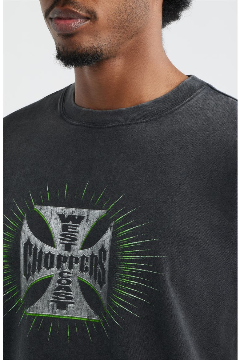 Point Blank Graphic Cotton T-Shirt, Alternate, color, WASHED BLACK