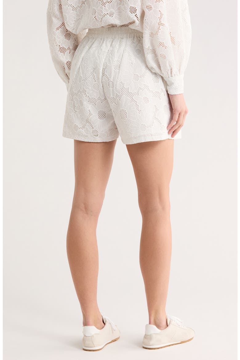 Mesh Lace Shorts, Alternate, color, WHITE