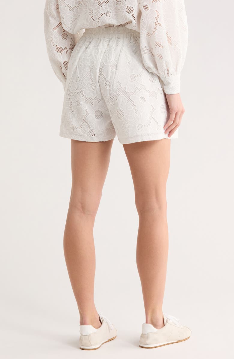 NSR Mesh Lace Shorts, Alternate, color, White