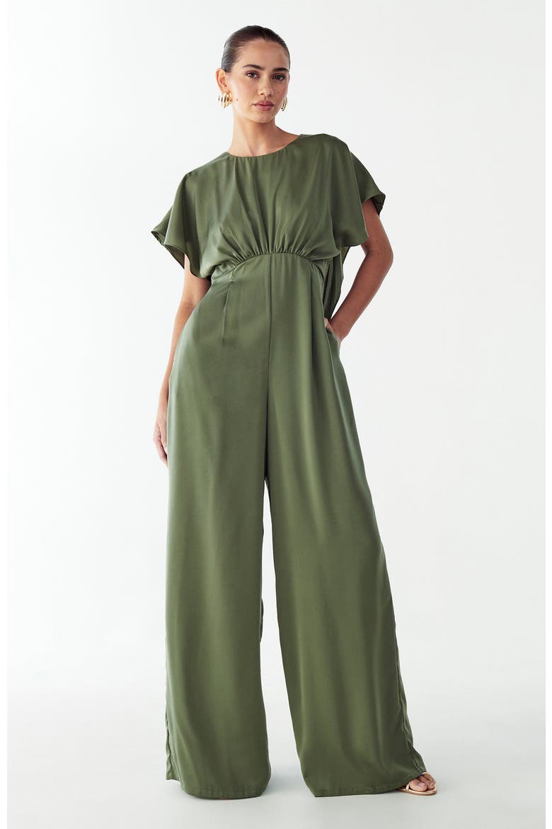 Lorella Jumpsuit, Alternate, color, Khaki