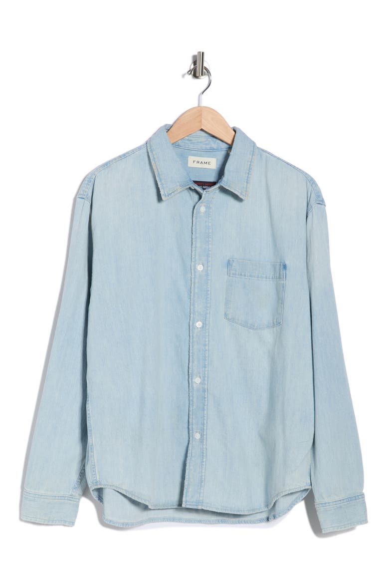 Soa Denim Shirt, Alternate, color, FREEFALL