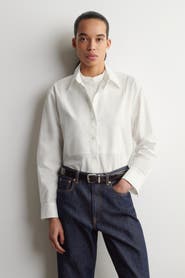 COS Layered-Collar Pima Cotton Shirt