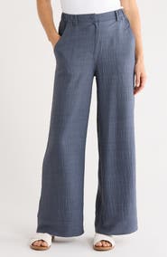 MAX STUDIO Easy Wide Leg Pants
