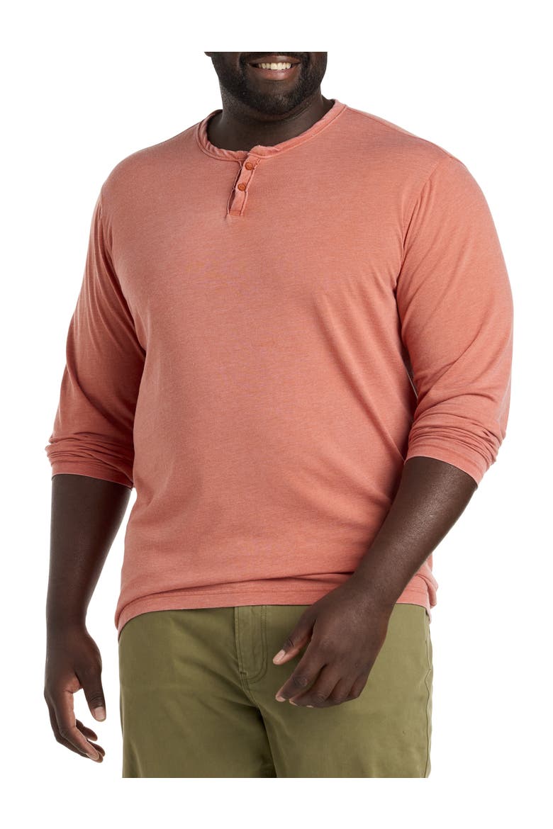 Long-Sleeve Henley Shirt, Main, color, AUTUMN GLAZE
