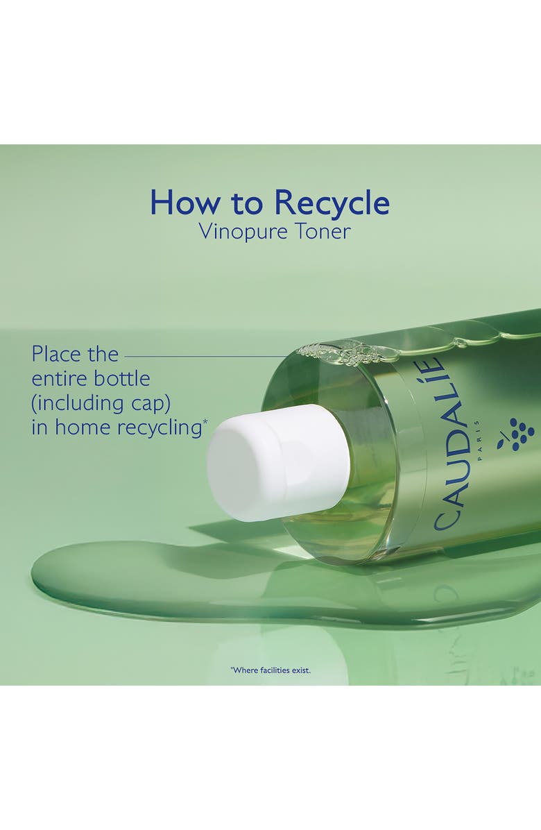CAUDALÍE Vinopure Natural Salicylic Acid Pore Minimizing Toner, Alternate, color, 