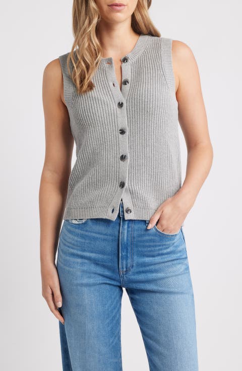 Scottie Crewneck Cotton Vest