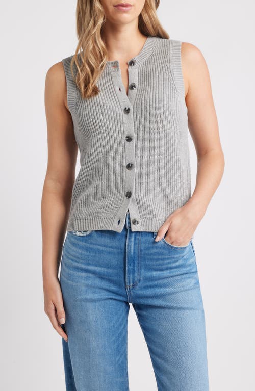 525 Scottie Crewneck Cotton Vest in Grey Mist  product