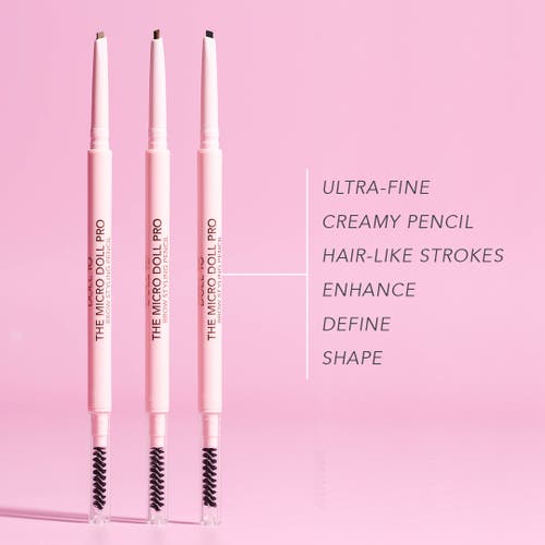 Doll 10 Beauty Doll Pro Micro Brow Styling Pencil In Dark Brown