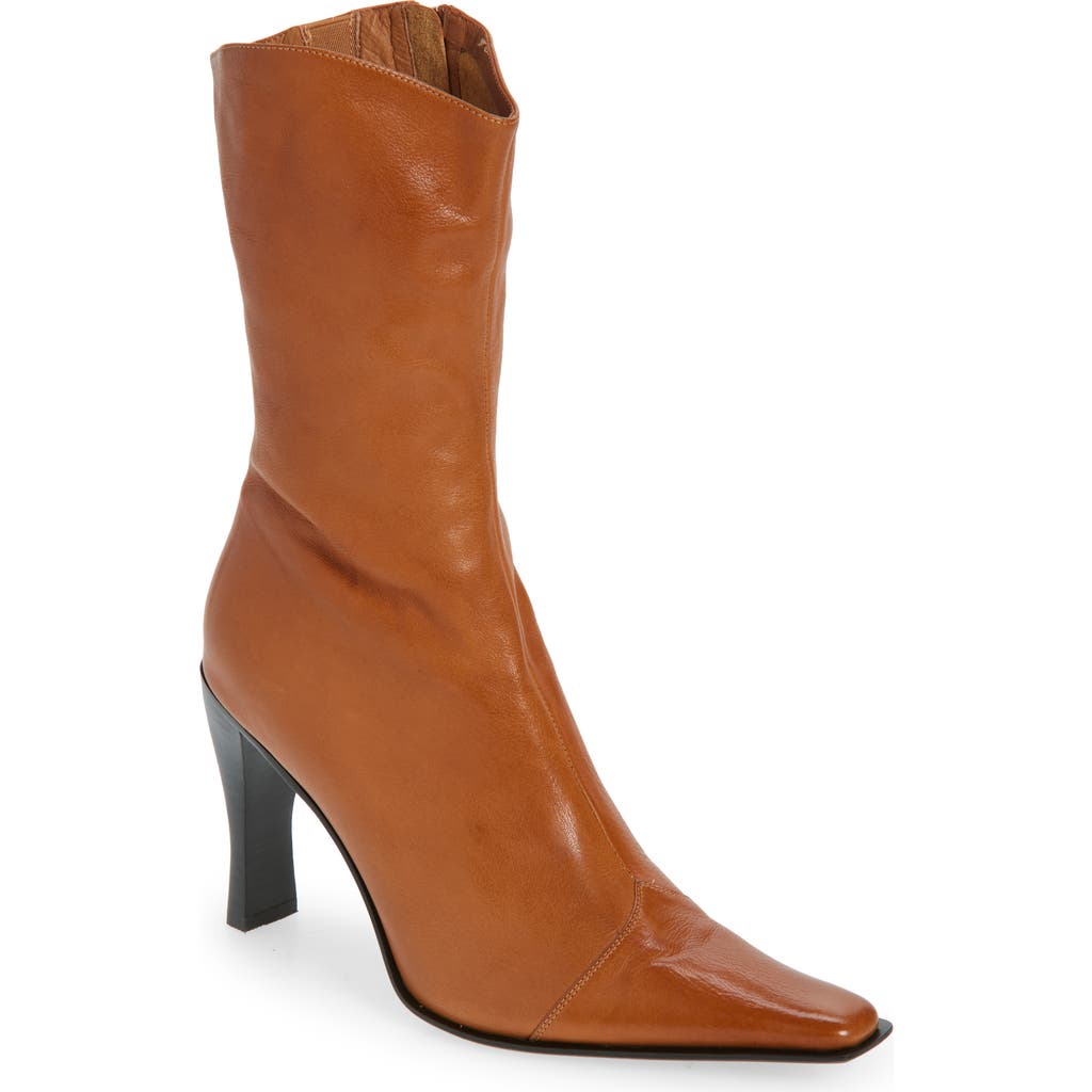 Jeffrey Campbell Be Bold Bootie In Brown