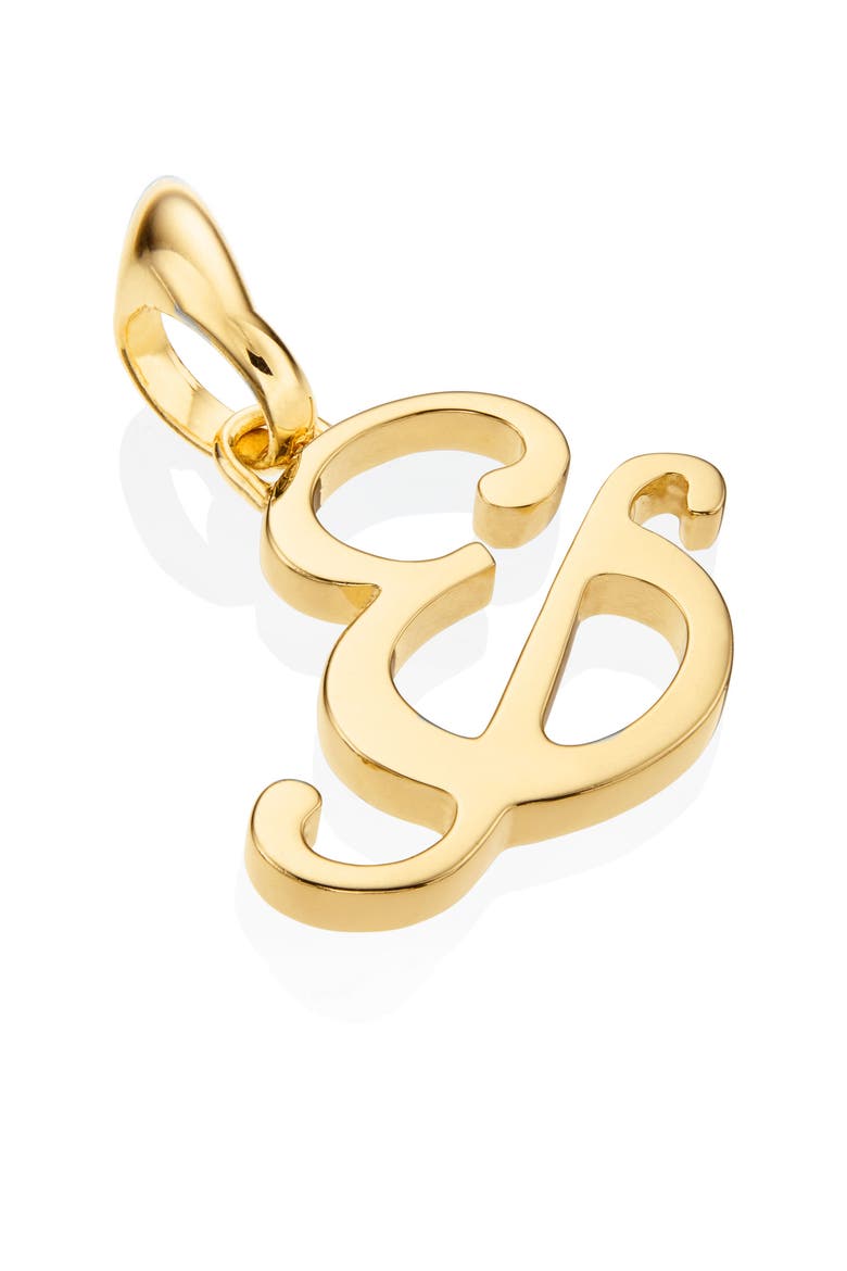 Alphabet Pendant (Nordstrom Exclusive), Alternate, color, Gold - AND