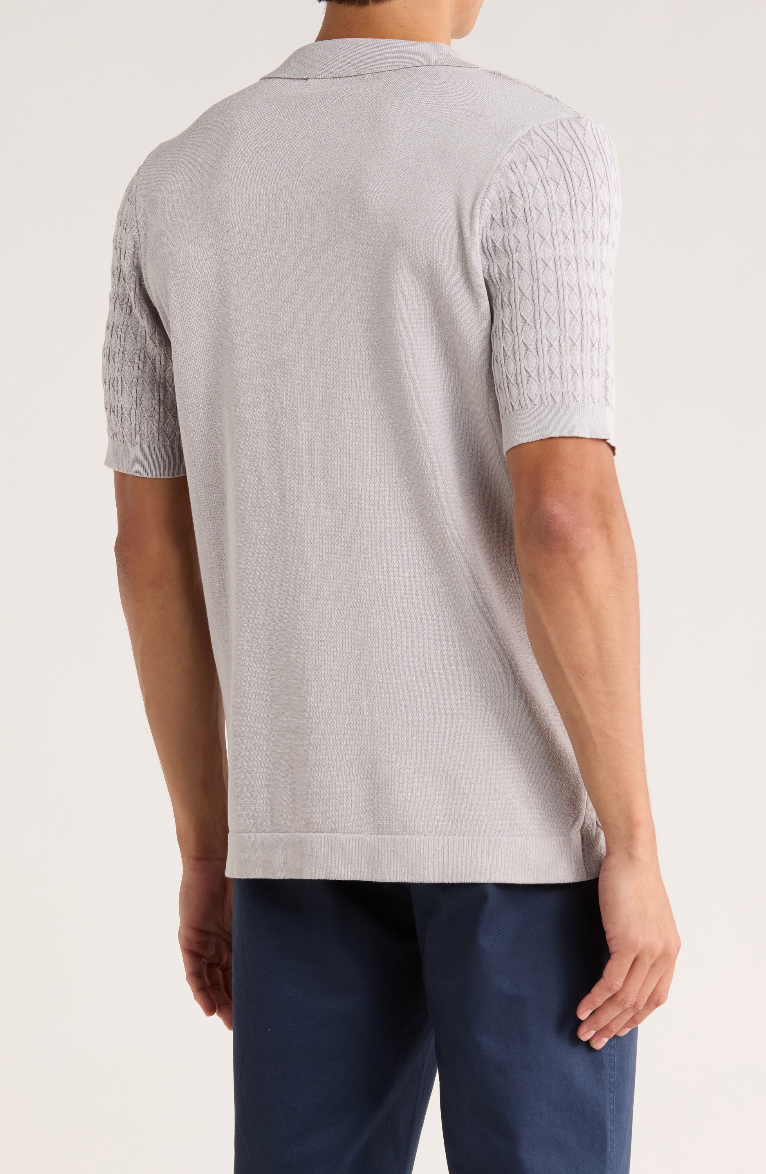 Short Sleeve Knit Sweater - image 2