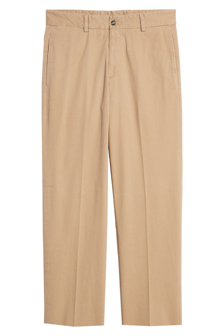 Charleston Khakis Flat Front Chino Pants, Alternate, color, BRITISH TAN