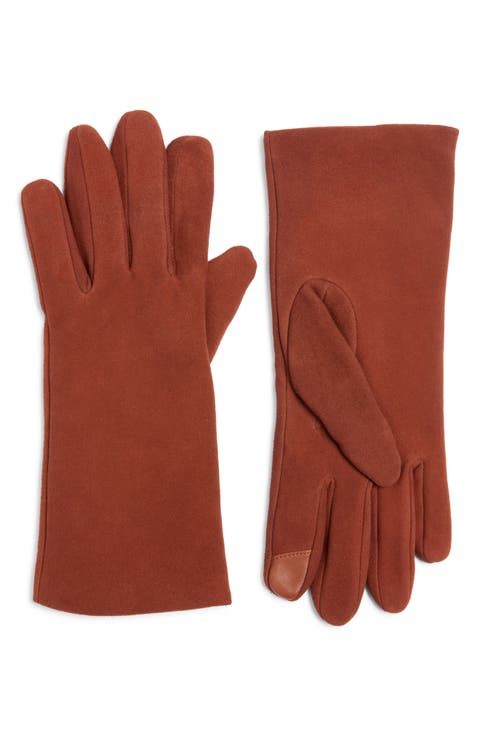 Suede Touchscreen Gloves