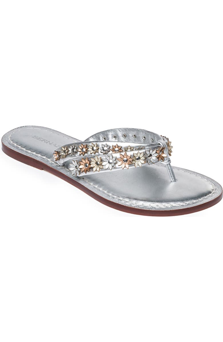 Bernardo Footwear Bernardo Miami Flora Flip Flop, Main, color,