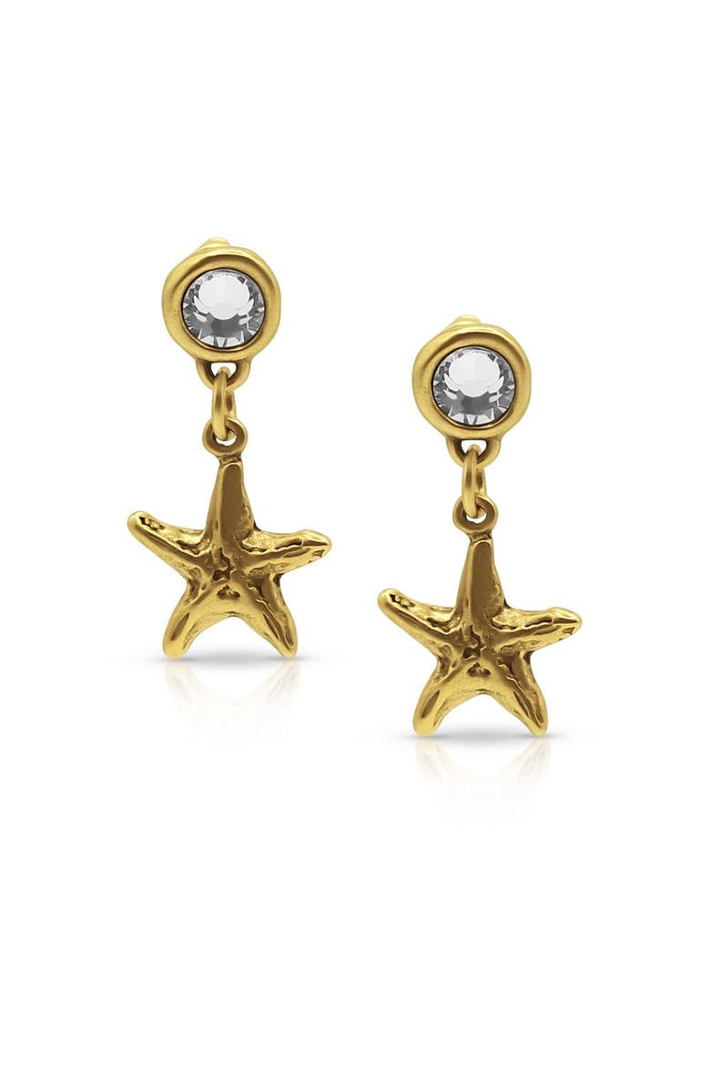 Serene Earrings, Alternate, color, Gold