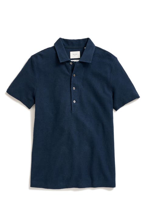 Hemp & Cotton Knit Polo
