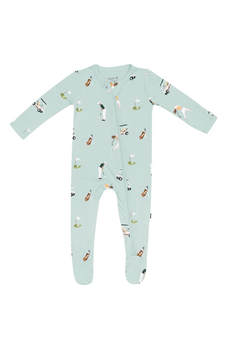 Kyte BABY Golf Zip-Up Footie, Main, color, Golf