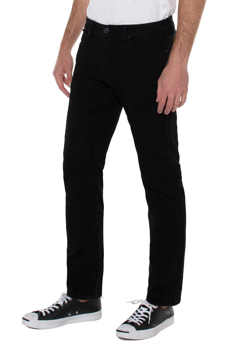 Kingston Modern Straight Leg Jeans (Nordstrom Exclusive), Alternate, color, JET BLACK