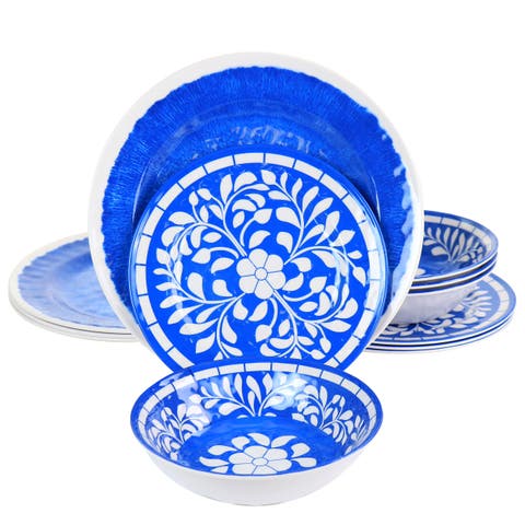 Nelly 12 Piece Melamine Dinnerware Set
