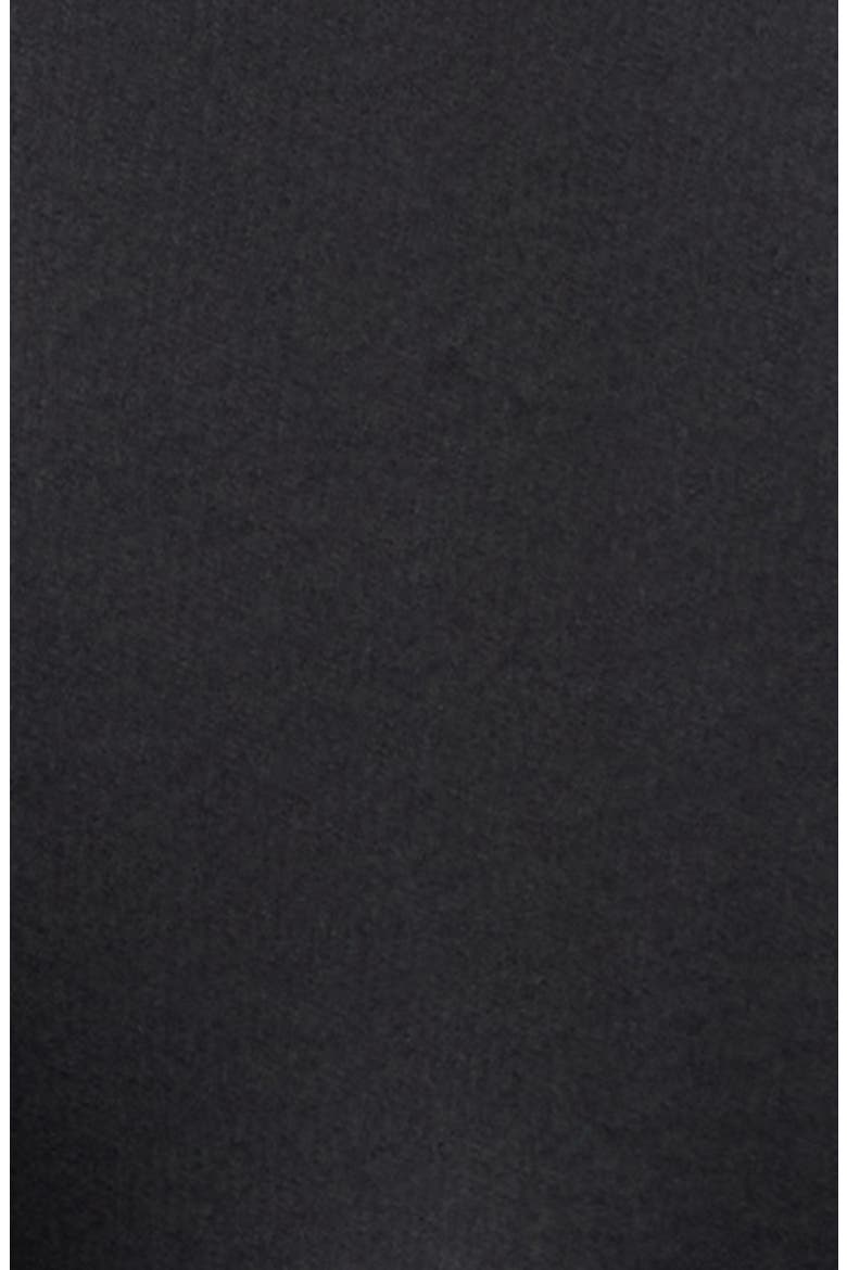 Sienne Lace Trim Satin Midi Dress, Alternate, color, BLACK/ GARDENIA