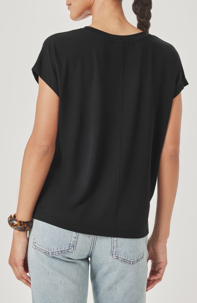 Splendid Amaya V-Neck T-Shirt, Alternate, color, Black