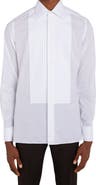 TOM FORD Slim Fit Poplin Tuxedo Shirt