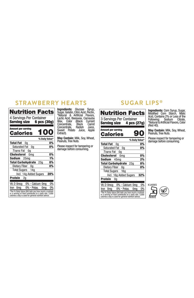 sugarfina XOXO Heart 2-Piece Candy Bento Box Gift Set, Alternate, color, 