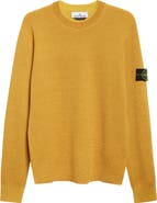 Stone Island Compass Logo Wool Blend Sweater