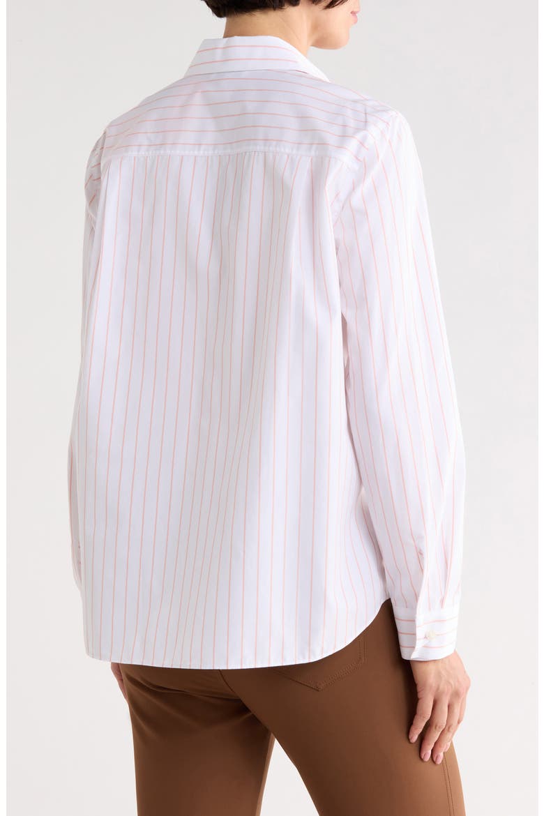Hayward Stripe Cotton Button-Up Shirt, Alternate, color, PINK DUSK MULTI
