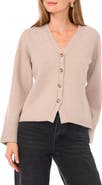 1.STATE V-Neck Button Front Cardigan