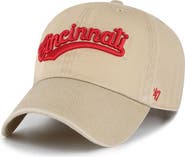 '47 Men's '47 Tan Cincinnati Bearcats Vault Clean Up Adjustable Hat
