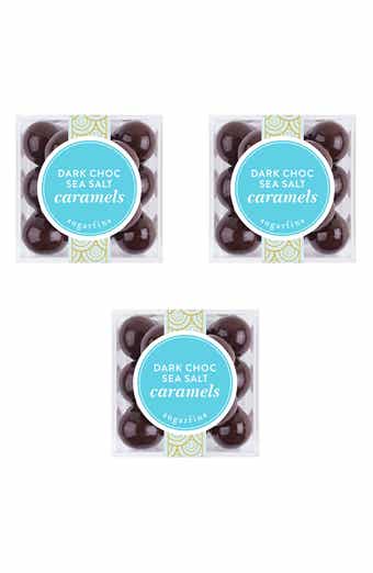 sugarfina Dark Chocolate Sea Salt Caramel 4-Piece Candy Cubes