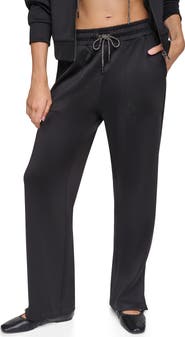 DKNY Pins & Patches Wide Leg Sweatpants