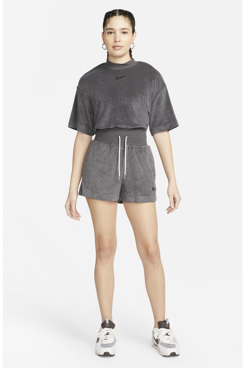 Sportswear Terry Shorts, Alternate, color, ANTHRACITE/ BLACK