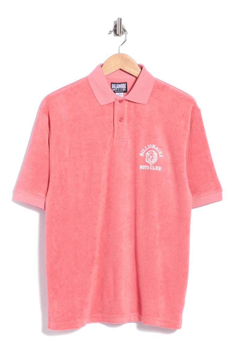 BB Courtside Short Sleeve Polo, Main, color, DESERT ROSE