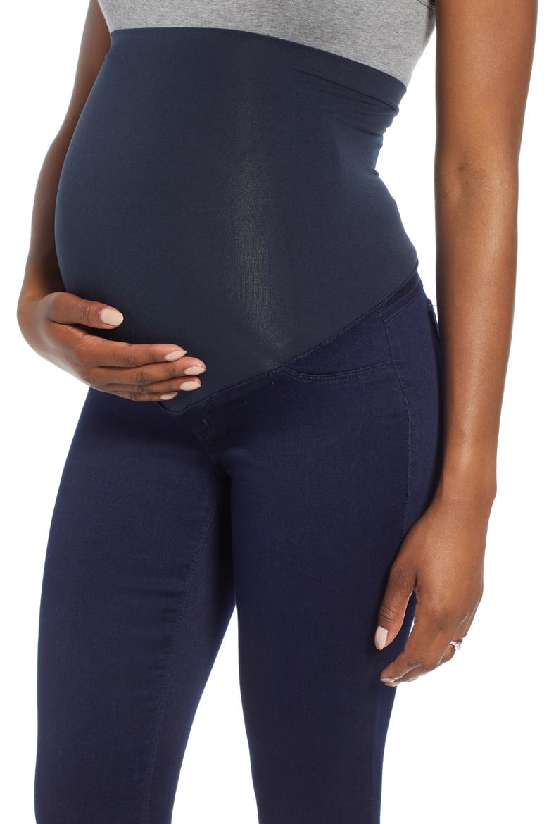 Butter Ankle Super Skinny Maternity Jeans, Alternate, color, RINSE